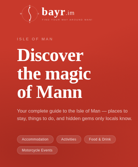 Bayr.im - Isle of Man tourism guide screenshot